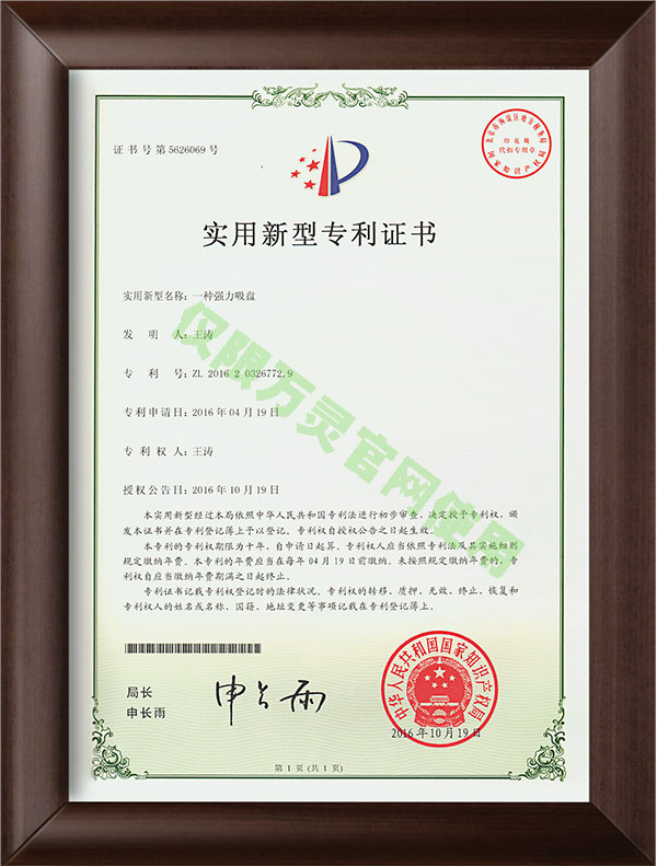 萬靈產(chǎn)品專業(yè)證書1